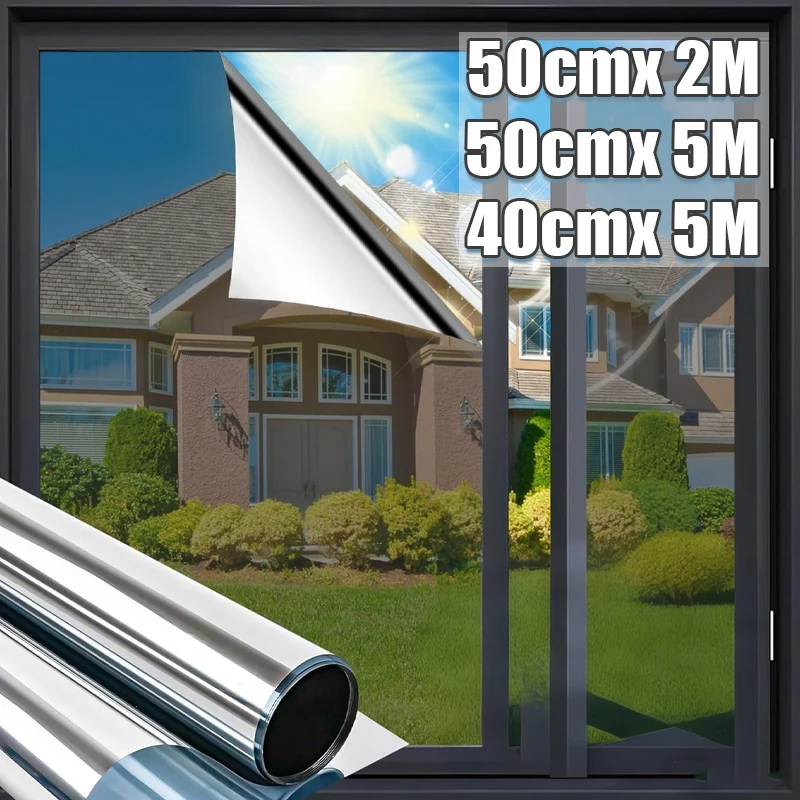 One Way Mirror Window Film Privacy Anti UV Heat Control Glare Protection Self Adhesive Window Sticker for Bedroom Bathroom Glass
One Way Mirror Window Film Privacy Anti UV Heat Control Glare Protection Self Adhesive Window Sticker for Bedroom Bathroom Glass