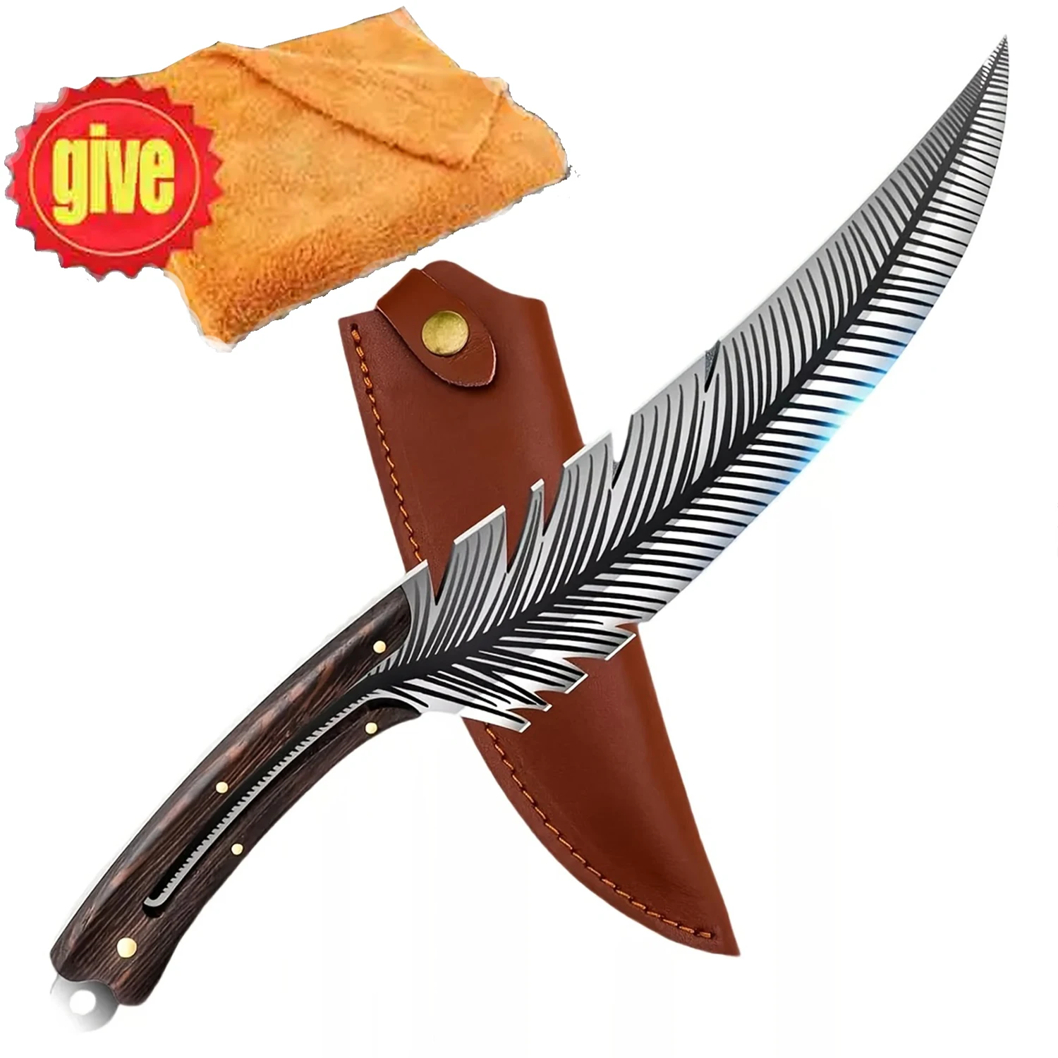 Comes with a Gift Box and a Cloth as a Gift Boning Knife Cleaver Butcher's Knife Kitchen Chef Fish Meat Filleting Cutter
Comes with a Gift Box and a Cloth as a Gift Boning Knife Cleaver Butcher's Knife Kitchen Chef Fish Meat Filleting Cutter