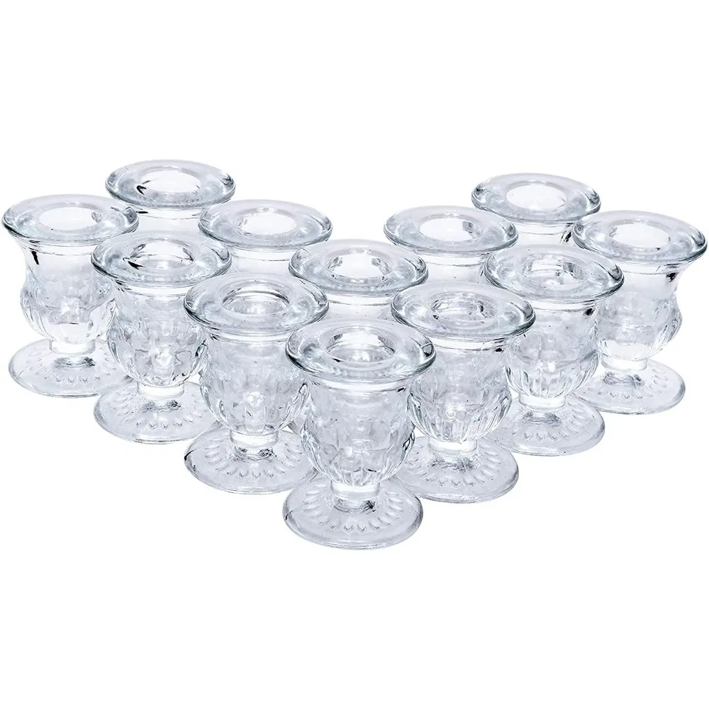 Hosley® Elevate Your Decor with Set of 48 Glass Taper Candle Holders 2.5 Inches High, Perfect for Weddings, Parties
Hosley® Elevate Your Decor with Set of 48 Glass Taper Candle Holders 2.5 Inches High, Perfect for Weddings, Parties