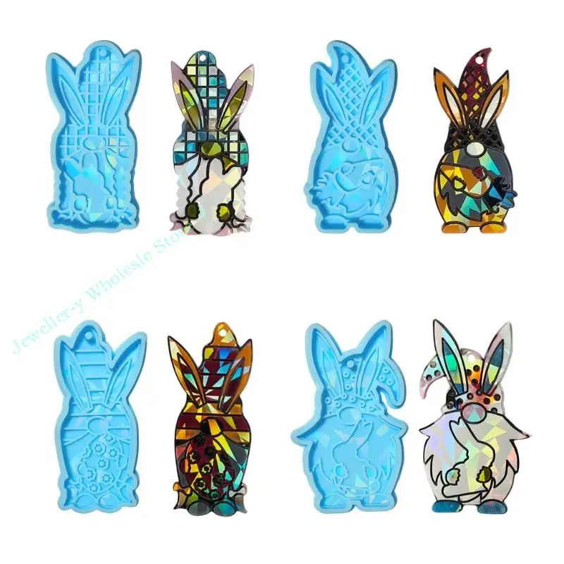R7UF DIY Easter Themed Mould Dwarf Rabbit Mold Silicone Keychain Molds for DIY Lover
R7UF DIY Easter Themed Mould Dwarf Rabbit Mold Silicone Keychain Molds for DIY Lover