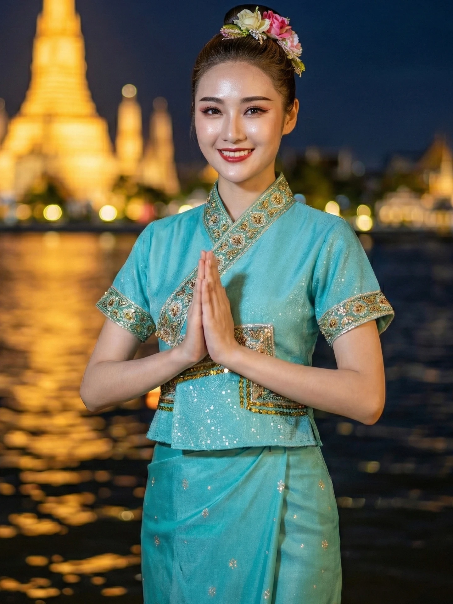 New Adult Women's Xiuangbanna Dai Ethnic Yunnan National Costume Skirt Exotic Dance Performance Clothing Stage Props
New Adult Women's Xiuangbanna Dai Ethnic Yunnan National Costume Skirt Exotic Dance Performance Clothing Stage Props