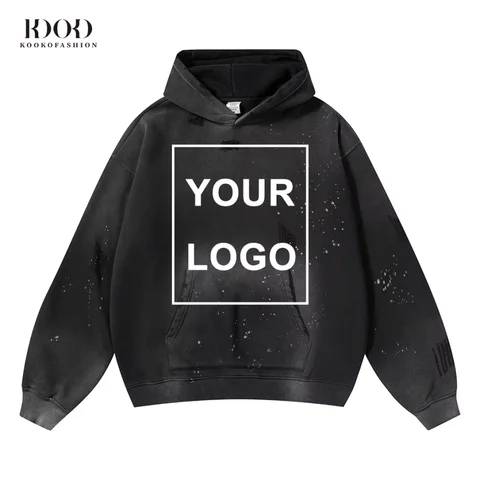 Custom Your OWN Design Printing Embroidery Hoodies Men Women DIY Your Like Photo Logo Sweatshirt Unisex Pullover 360G Thickened