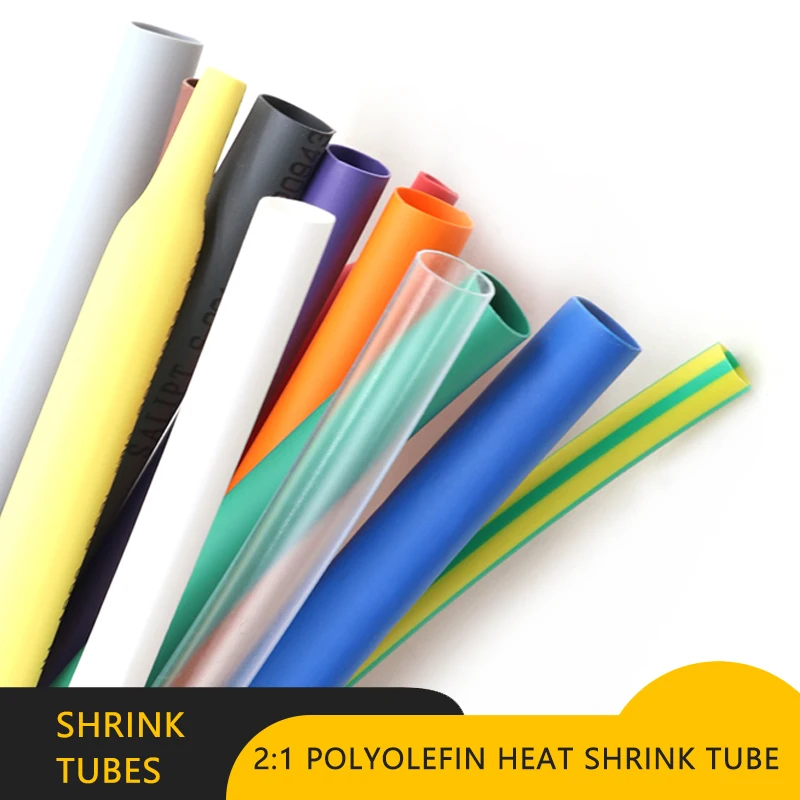 2:1 Heat Shrink Tubing Dia 1 2 3 4 5 6 7 8 9 10 12 14 16 20 25 30 40 50 mm Thermoresistant Sleeve Cable Repair Polyolefin Tube
2:1 Heat Shrink Tubing Dia 1 2 3 4 5 6 7 8 9 10 12 14 16 20 25 30 40 50 mm Thermoresistant Sleeve Cable Repair Polyolefin Tube