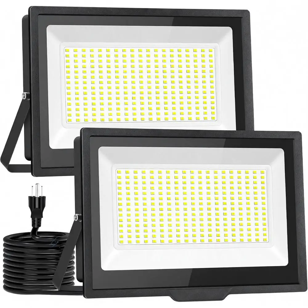 Outdoor 200W LED Flood Light with Plug & 10ft Wire, 24000Lm Bright Security Light, IP66 Waterproof, 5000K Daylight White for Yar
Outdoor 200W LED Flood Light with Plug & 10ft Wire, 24000Lm Bright Security Light, IP66 Waterproof, 5000K Daylight White for Yar