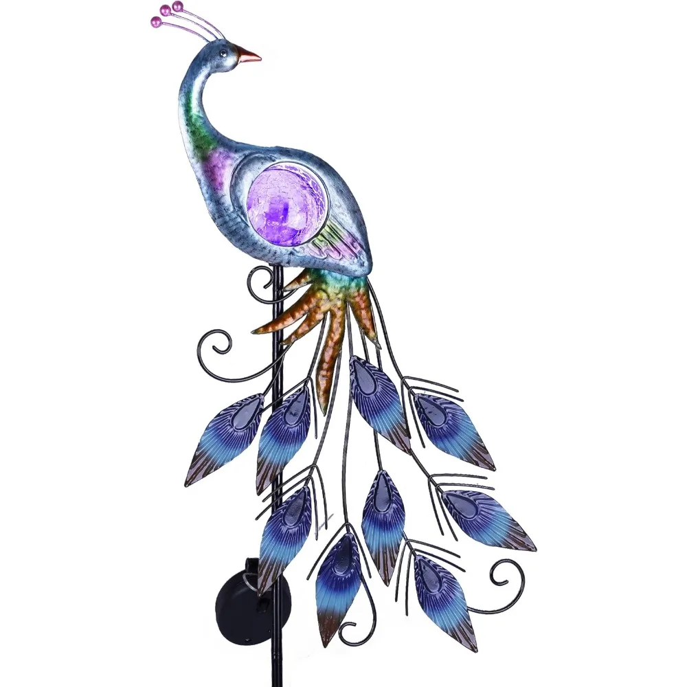 TERESA'S COLLECTIONS Solar Garden Lights Outdoor Garden Decor, Metal Peacock Decorations for Yard, 33'' Purple Decorative Garden
TERESA'S COLLECTIONS Solar Garden Lights Outdoor Garden Decor, Metal Peacock Decorations for Yard, 33'' Purple Decorative Garden