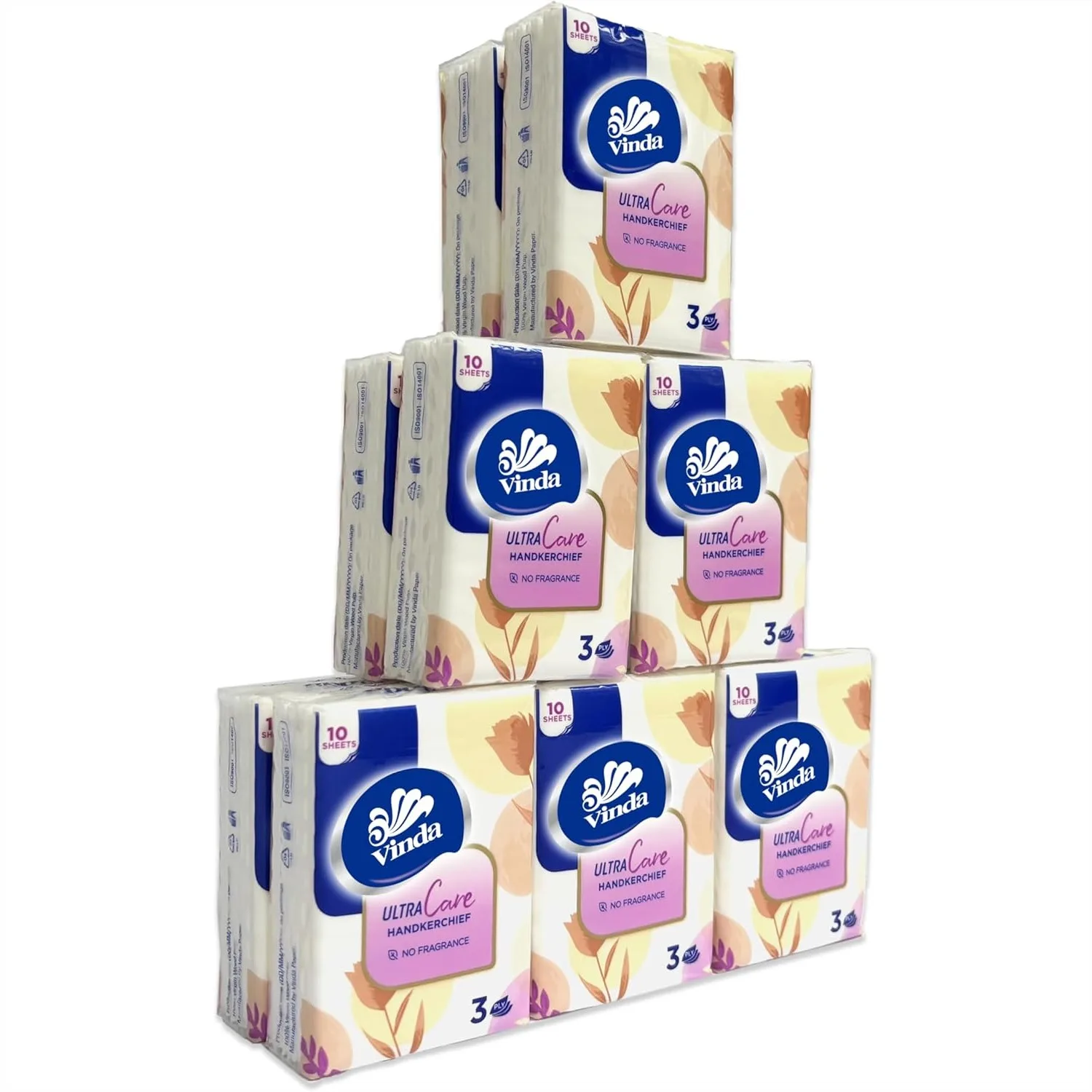 3-Ply Mini Pocket Tissues, Portable Facial Tissues for Travel, 12 Packs of 10 Tissues Each
3-Ply Mini Pocket Tissues, Portable Facial Tissues for Travel, 12 Packs of 10 Tissues Each