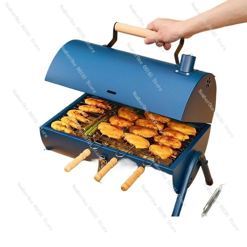 Minimalist Outdoor Charcoal BBQ Grill Small Portable Folding Barbecue Stove Garden Patio Camping Picnic Roasting Rack Home Use
Minimalist Outdoor Charcoal BBQ Grill Small Portable Folding Barbecue Stove Garden Patio Camping Picnic Roasting Rack Home Use