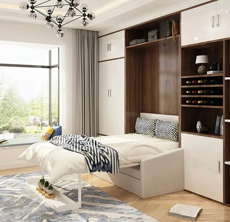 Электрическая невидимая кровать, диван, встроенная складная настенная кровать с диваном, скрытая кровать, невидимая фурнитура, аксессуары, новая мебель для спальни
Электрическая невидимая кровать, диван, встроенная складная настенная кровать с диваном, скрытая кровать, невидимая фурнитура, аксессуары, новая мебель для спальни