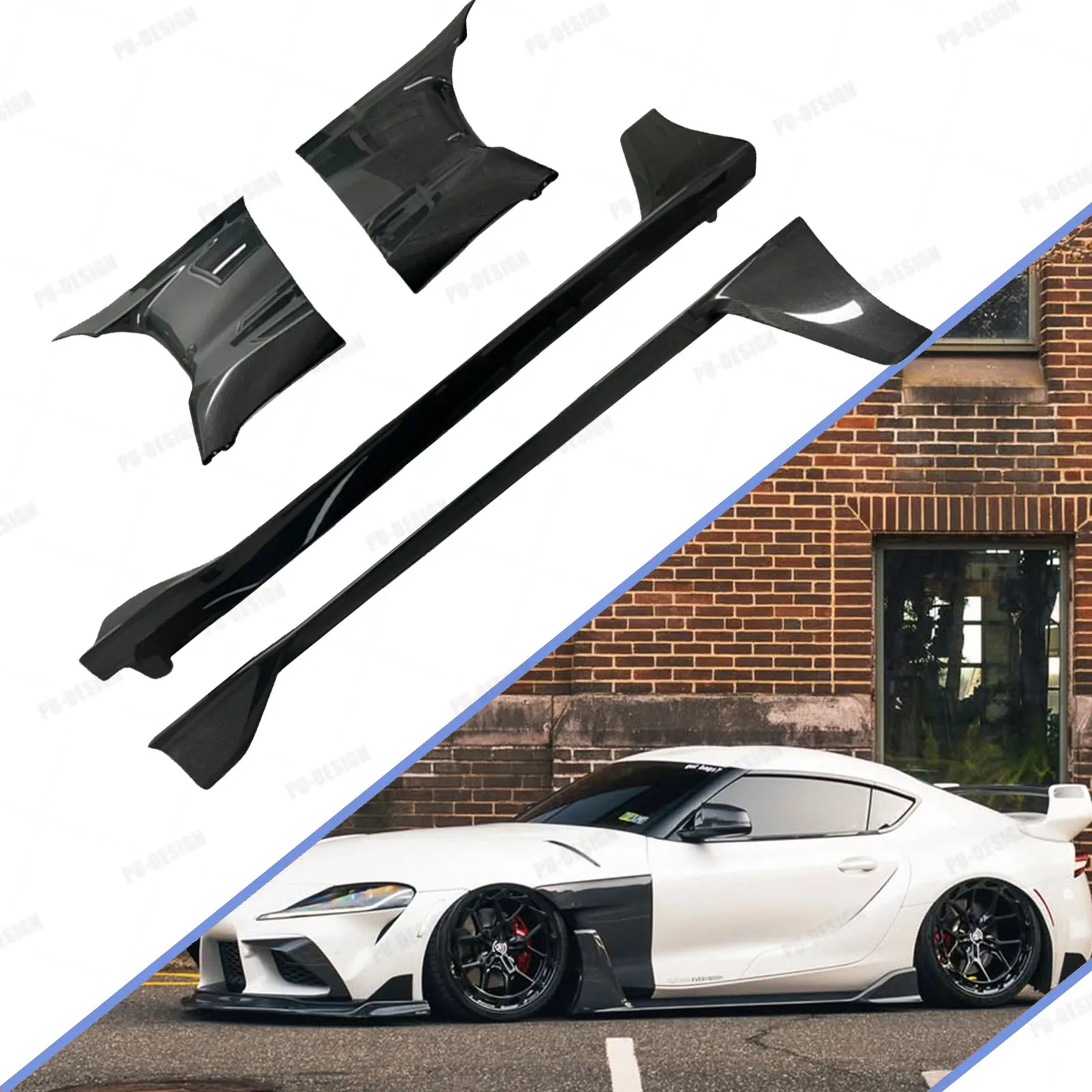 Fit For Supra A90 A91 Dry Carbon Fiber Modified Encirclement AD V2 Style Side Skirt Fender Kit
Fit For Supra A90 A91 Dry Carbon Fiber Modified Encirclement AD V2 Style Side Skirt Fender Kit