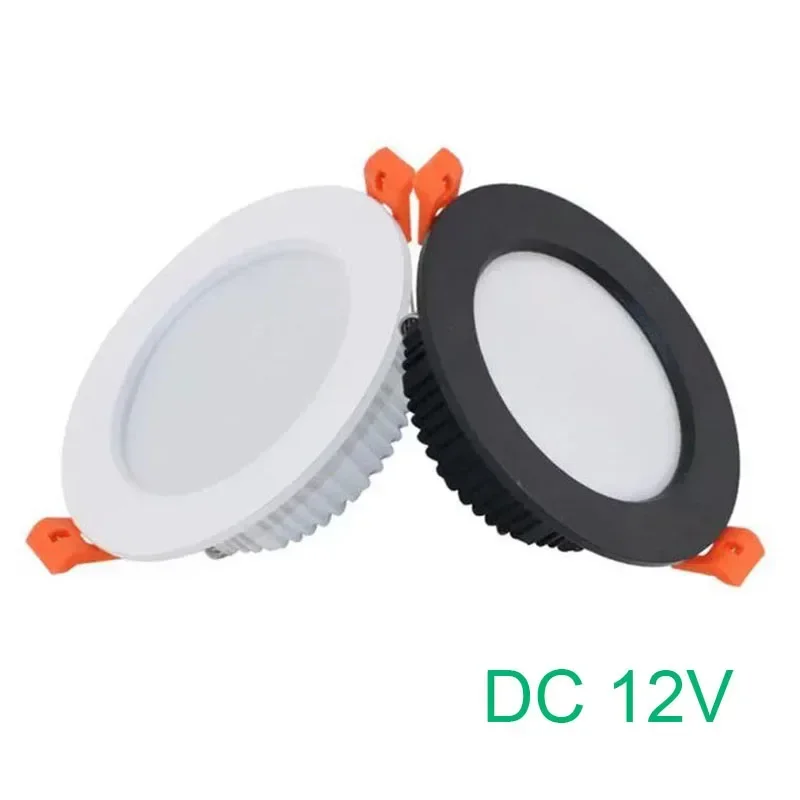 12V LED downlight ceiling light spotlight 3W 7W 9W 12W recessed grille ultra-thin downlight round black white
12V LED downlight ceiling light spotlight 3W 7W 9W 12W recessed grille ultra-thin downlight round black white