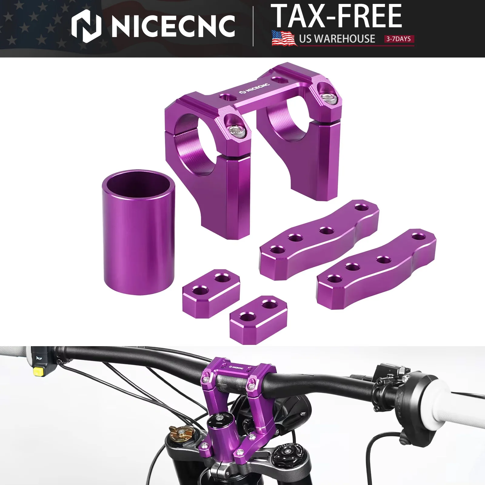 NICECNC для Surron Light Bee X S L1E электрический велосипед для бездорожья 20/30 мм, кронштейн для крепления на руль с подъемом для Segway X160 X260 2025
NICECNC для Surron Light Bee X S L1E электрический велосипед для бездорожья 20/30 мм, кронштейн для крепления на руль с подъемом для Segway X160 X260 2025