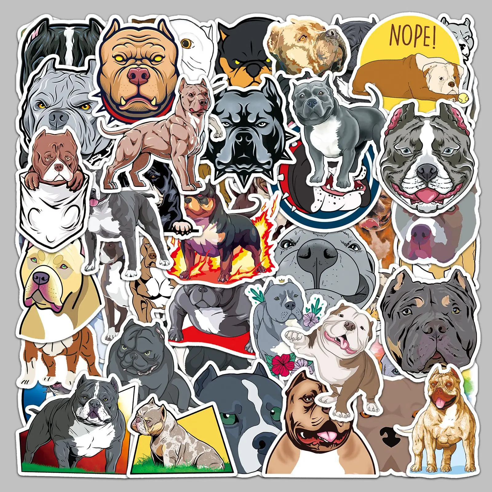 50Pcs Cartoon Style Fierce Dog Series Stickers Suitcase Phone Case Water Bottle Waterproof Decoration Diy Sticker Packs
50Pcs Cartoon Style Fierce Dog Series Stickers Suitcase Phone Case Water Bottle Waterproof Decoration Diy Sticker Packs