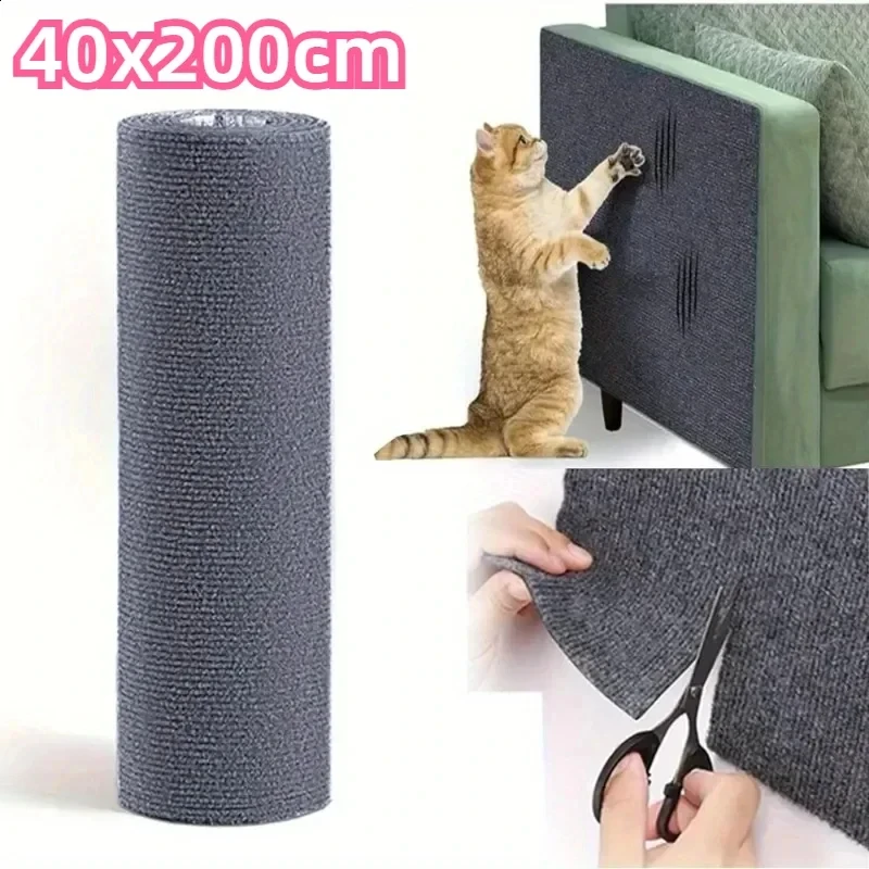 Self-Adhesive Cat Scratch Mat Durable Furniture Protector DIY Customizable Cat Scratching Pad for Couch Sofa Protection
Self-Adhesive Cat Scratch Mat Durable Furniture Protector DIY Customizable Cat Scratching Pad for Couch Sofa Protection