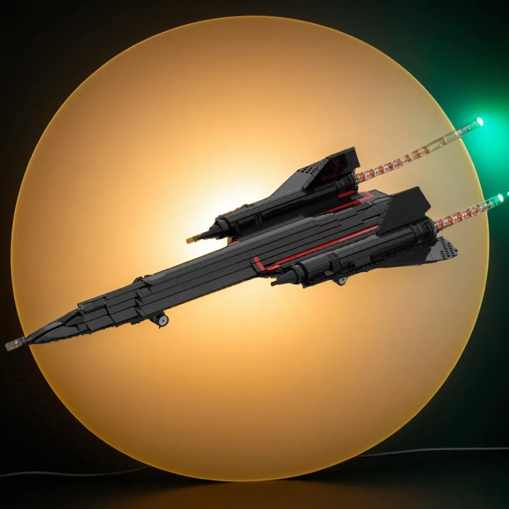 1800 шт. 1Lockheed Martin SR-71 Blackbird MOC масштаб (1:38), выдвижная шестерня и реактивные двигатели, образовательные строительные блоки, подарок
1800 шт. 1Lockheed Martin SR-71 Blackbird MOC масштаб (1:38), выдвижная шестерня и реактивные двигатели, образовательные строительные блоки, подарок