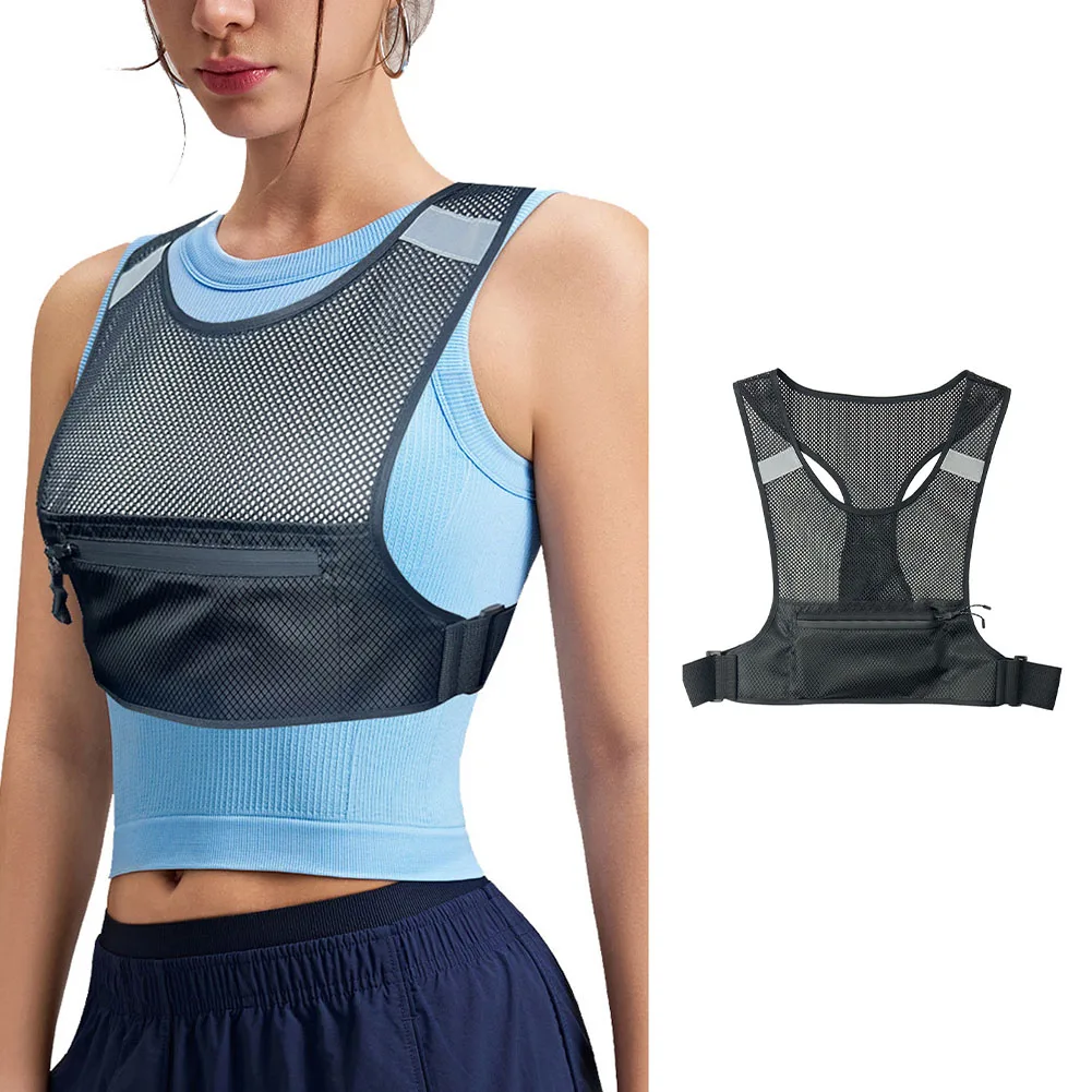 Night Reflective Sports Running Vest Bag Breathable Mesh For Running Cycling Running Mountaineering Vests
Night Reflective Sports Running Vest Bag Breathable Mesh For Running Cycling Running Mountaineering Vests