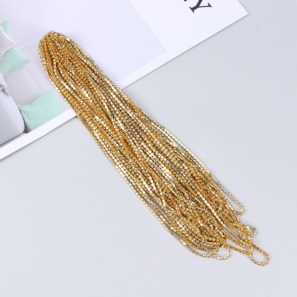 10 M Diamond Claw Chain Sew Rhinestones Crystal Trim Craft Sewing for Crafts
10 M Diamond Claw Chain Sew Rhinestones Crystal Trim Craft Sewing for Crafts