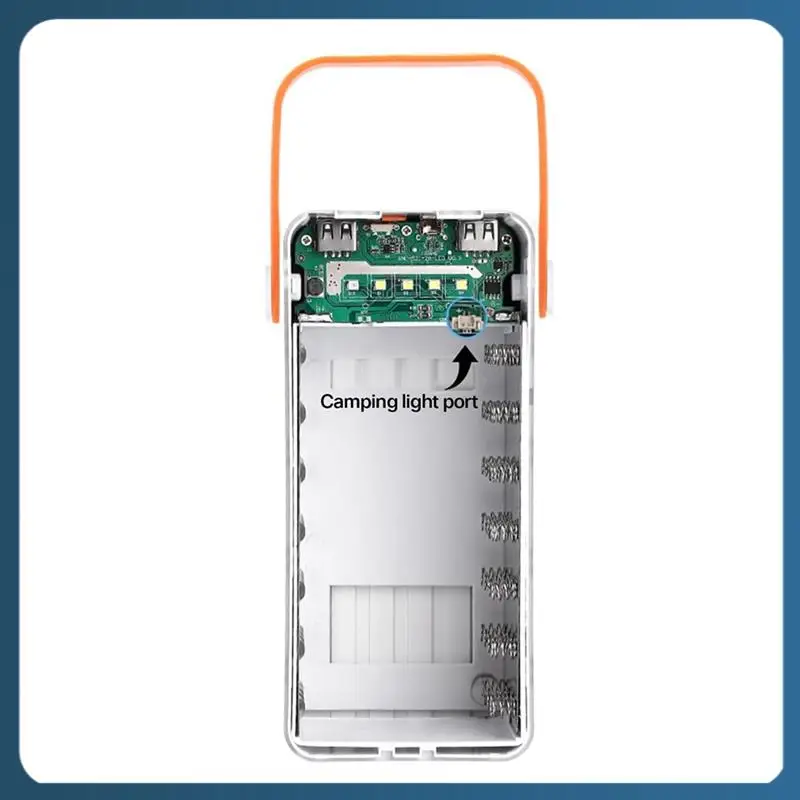 Y22A-35-Slot 18650 Battery Housing Case With LED Flashlight For Outdoor Adventures 22.5W PD QC3.0 USB Charger(No Battery )
Y22A-35-Slot 18650 Battery Housing Case With LED Flashlight For Outdoor Adventures 22.5W PD QC3.0 USB Charger(No Battery )