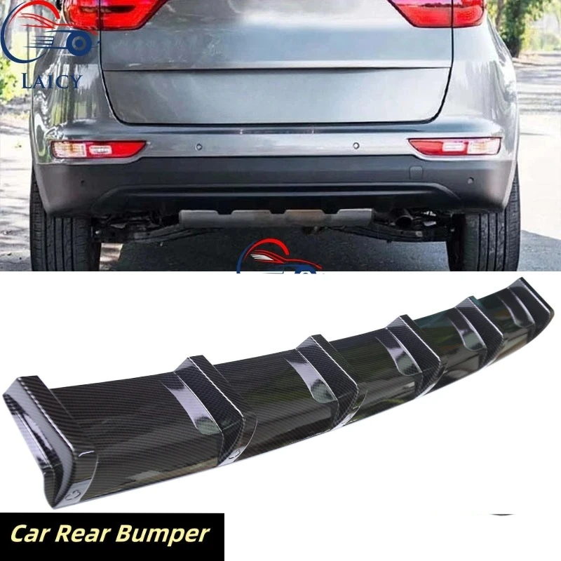LAICY For K-ia Sportage Car Rear Bumper Side Diffuser Lip Spoiler Splitter Spoiler Shark 6 Fins Wing Body Kit Black
LAICY For K-ia Sportage Car Rear Bumper Side Diffuser Lip Spoiler Splitter Spoiler Shark 6 Fins Wing Body Kit Black