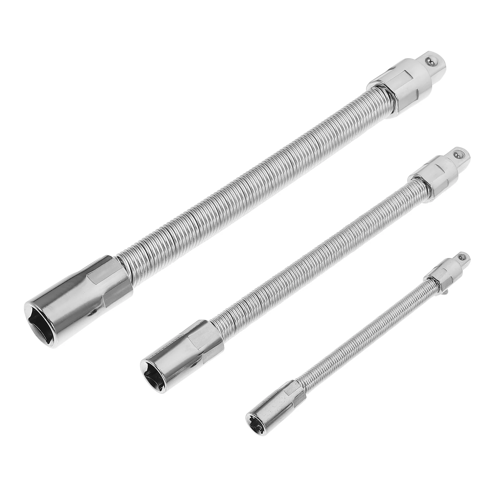 3pcs Flexible Socket Extension Bar Silver Steel Long Rod Durable Anti Rust Car Engine Repair Narrow Space Accessible
3pcs Flexible Socket Extension Bar Silver Steel Long Rod Durable Anti Rust Car Engine Repair Narrow Space Accessible