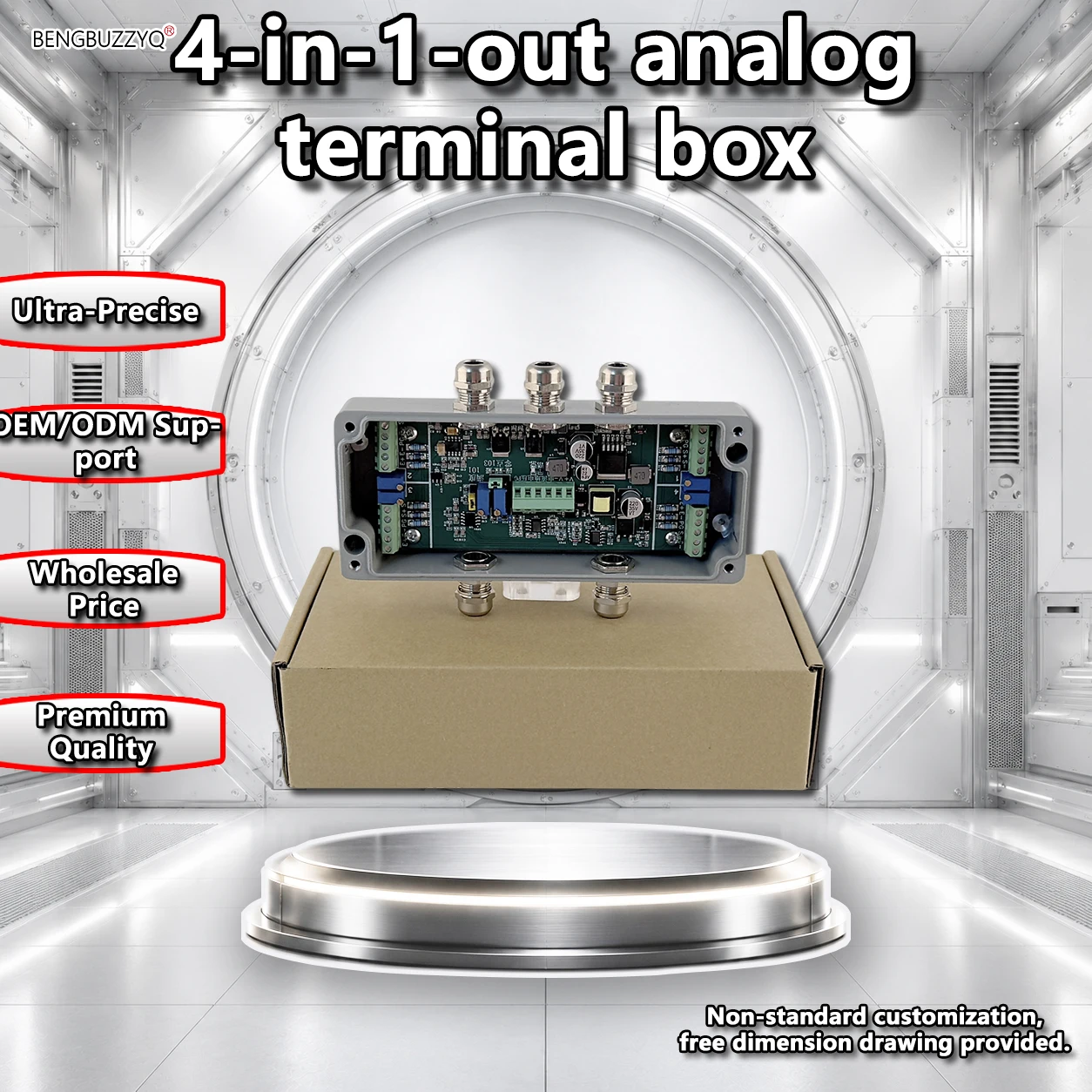 Industrial Load Cell Signal Amplifier 4 Channels 4-20mA 0-10V Converter High Precision Weighing Transmitter Aluminum Box
Industrial Load Cell Signal Amplifier 4 Channels 4-20mA 0-10V Converter High Precision Weighing Transmitter Aluminum Box