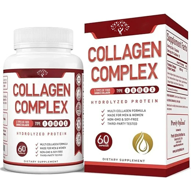 High Quality Collagen Peptide Capsules - Hair, Skin And Nail, Digestive And Joint Supplements, Hydrolyzed Collagen Pills
High Quality Collagen Peptide Capsules - Hair, Skin And Nail, Digestive And Joint Supplements, Hydrolyzed Collagen Pills