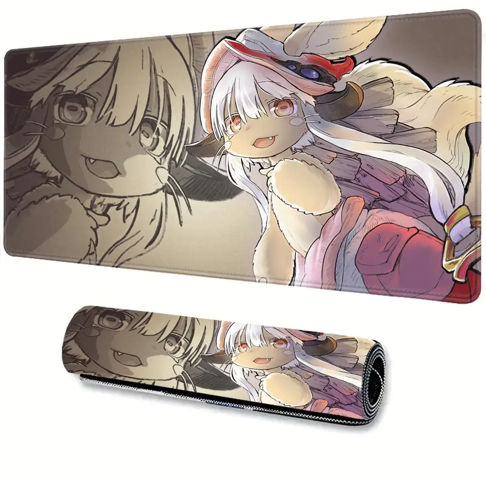 Large Mouse Pad Cartoon Made in Abyss Mousepad Keyboard Desk Mat XXL Game Rubber No-slip Mouse Mat Gamer Riko Nanachi Mausepad
Large Mouse Pad Cartoon Made in Abyss Mousepad Keyboard Desk Mat XXL Game Rubber No-slip Mouse Mat Gamer Riko Nanachi Mausepad