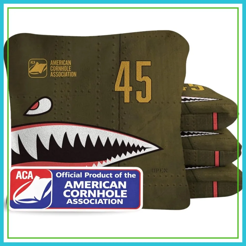 Professional Cornhole Bags Dual Sided Regulation 6x6 Set of 4 Patriotic Bomber
Professional Cornhole Bags Dual Sided Regulation 6x6 Set of 4 Patriotic Bomber