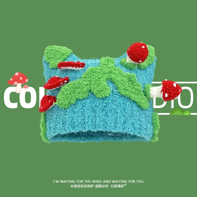 Cute Plush Little Mushroom Knitted Beanies for Women Autumn Winter Thickened Warm Ear Protection Versatile Funny Pullover Hat
Cute Plush Little Mushroom Knitted Beanies for Women Autumn Winter Thickened Warm Ear Protection Versatile Funny Pullover Hat