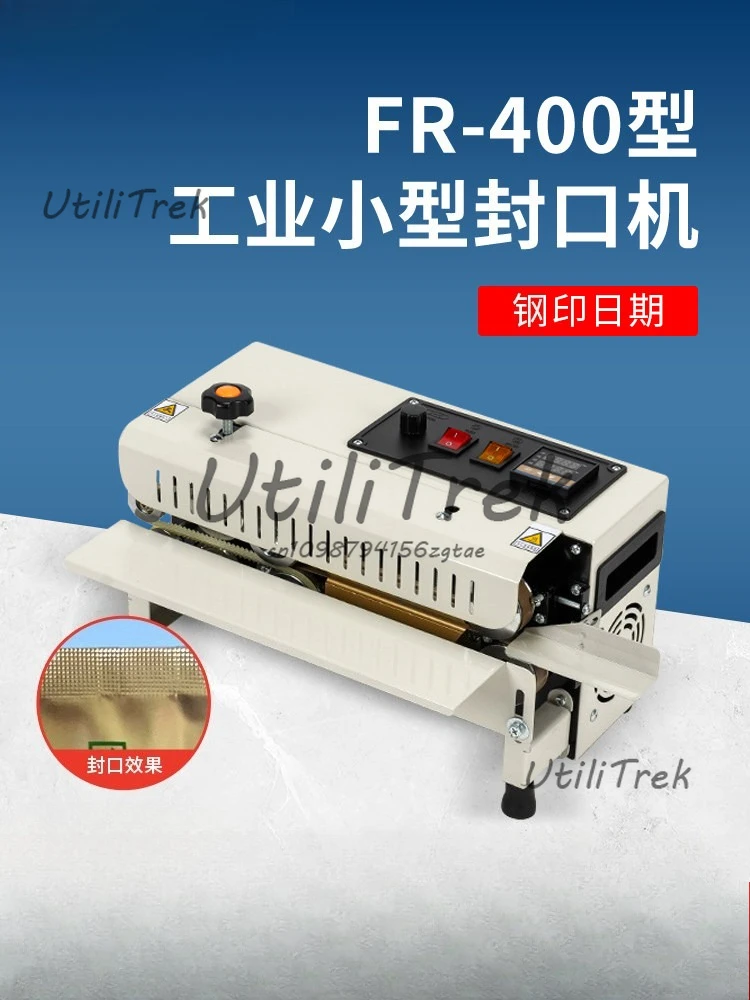 FR-400 Horizontal Auto Continuous Bag Sealing Machine Plastic Bag Band Sealing Machine Sealer Electric Bag Sealer Date Printing
FR-400 Horizontal Auto Continuous Bag Sealing Machine Plastic Bag Band Sealing Machine Sealer Electric Bag Sealer Date Printing