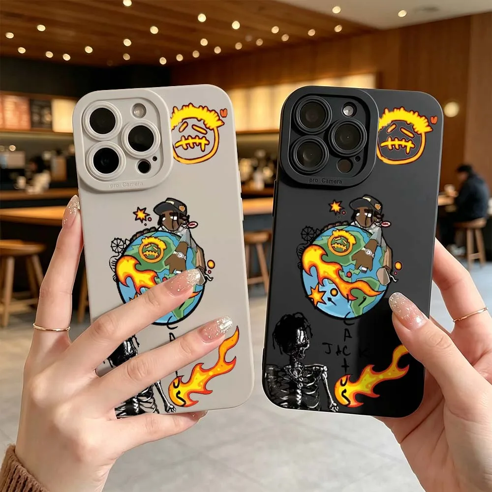 Cartoon Earth Skeleton Flame For iPhone 17 16 15 14 Pro Max 12 11 13 17 Air XS Plus 16e Fall Proof Soft Cover Phone Case
Cartoon Earth Skeleton Flame For iPhone 17 16 15 14 Pro Max 12 11 13 17 Air XS Plus 16e Fall Proof Soft Cover Phone Case