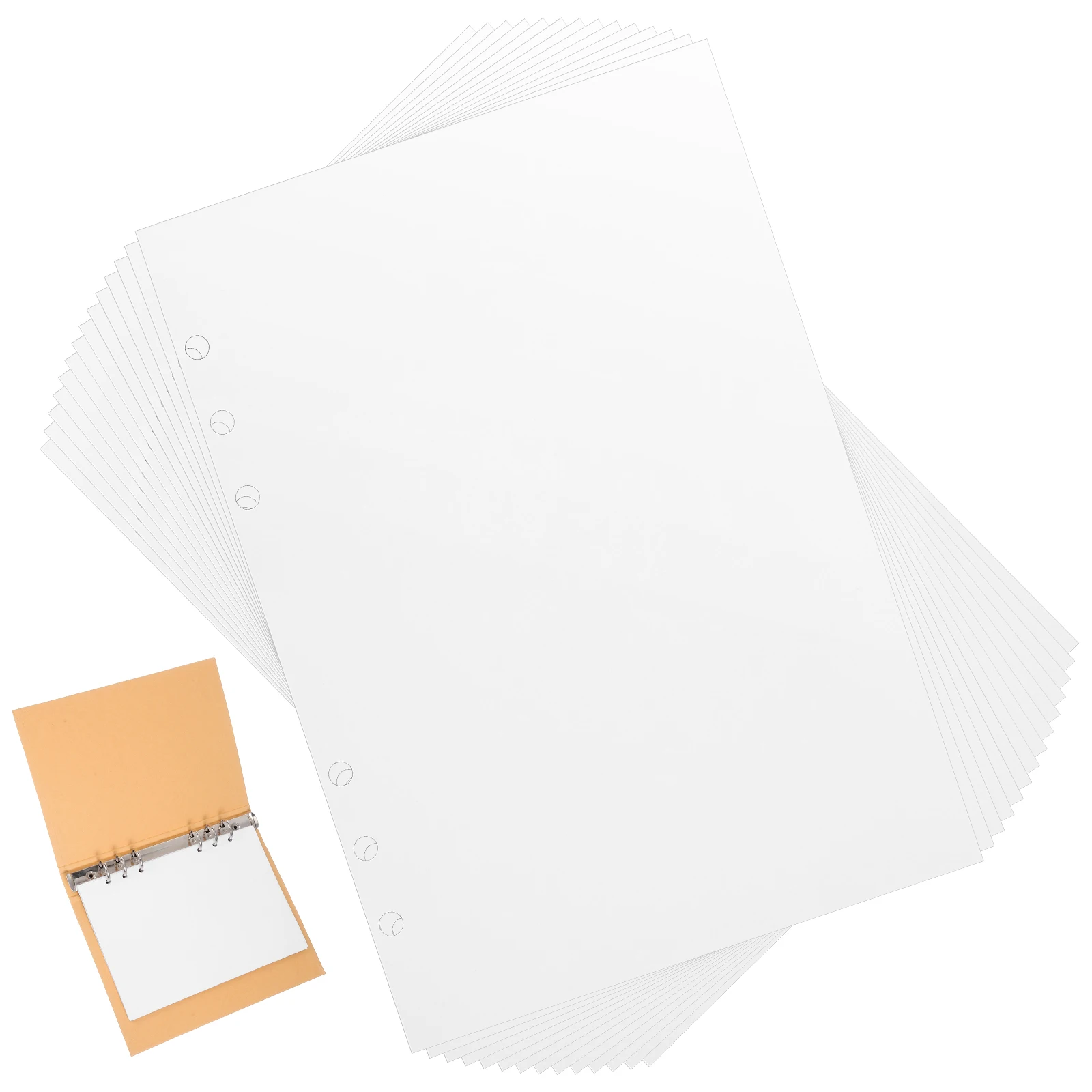 A5 6-Ring Binder Insert Refills Double-Sided Release Paper Pages For Sticker Collecting Reusable Album Blank Sheet Craft
A5 6-Ring Binder Insert Refills Double-Sided Release Paper Pages For Sticker Collecting Reusable Album Blank Sheet Craft