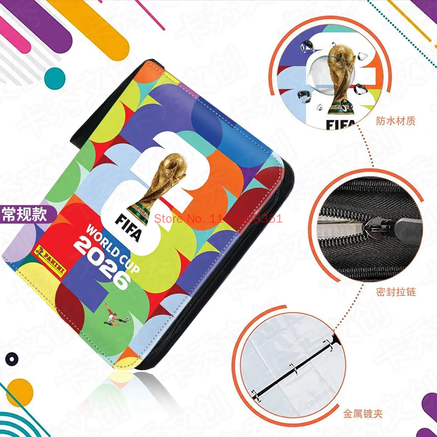 2026 Football Star Ronaldo Messi Mbappé 400/900pcs Album Book Folder Card Slots Collections Zipper Card Binder Toys Gifts
2026 Football Star Ronaldo Messi Mbappé 400/900pcs Album Book Folder Card Slots Collections Zipper Card Binder Toys Gifts