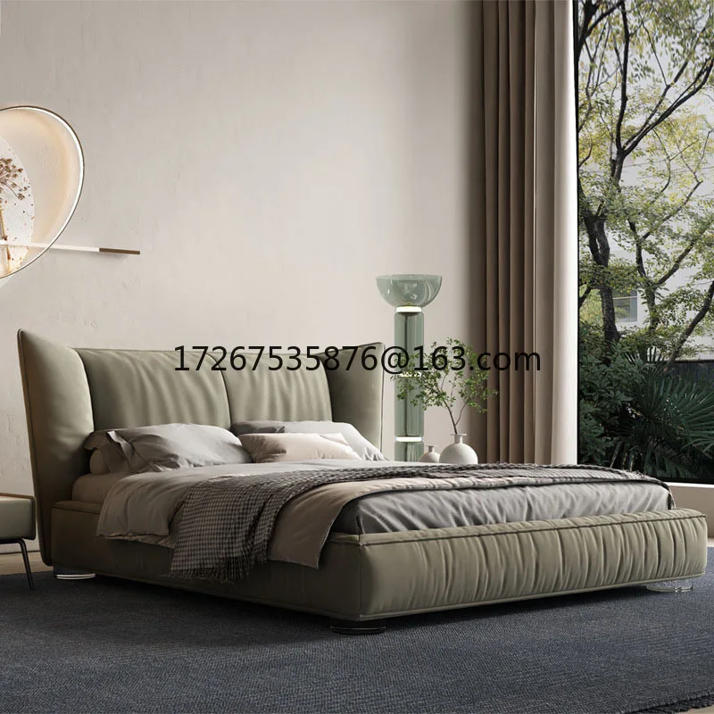 Fabric Modern Simple Double Bed Nordic Frosted Fabric Master Bedroom Queen Bed Floor-to-Floor Wabi Sansan Wind Cloud Bed
Fabric Modern Simple Double Bed Nordic Frosted Fabric Master Bedroom Queen Bed Floor-to-Floor Wabi Sansan Wind Cloud Bed