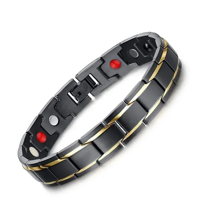 Trendy Stylish Men Strength Therapy Bracelet Adjustable Health Sleep Better Energy Bio Magnetic Bracelets Bangles for Male Gift
Trendy Stylish Men Strength Therapy Bracelet Adjustable Health Sleep Better Energy Bio Magnetic Bracelets Bangles for Male Gift
