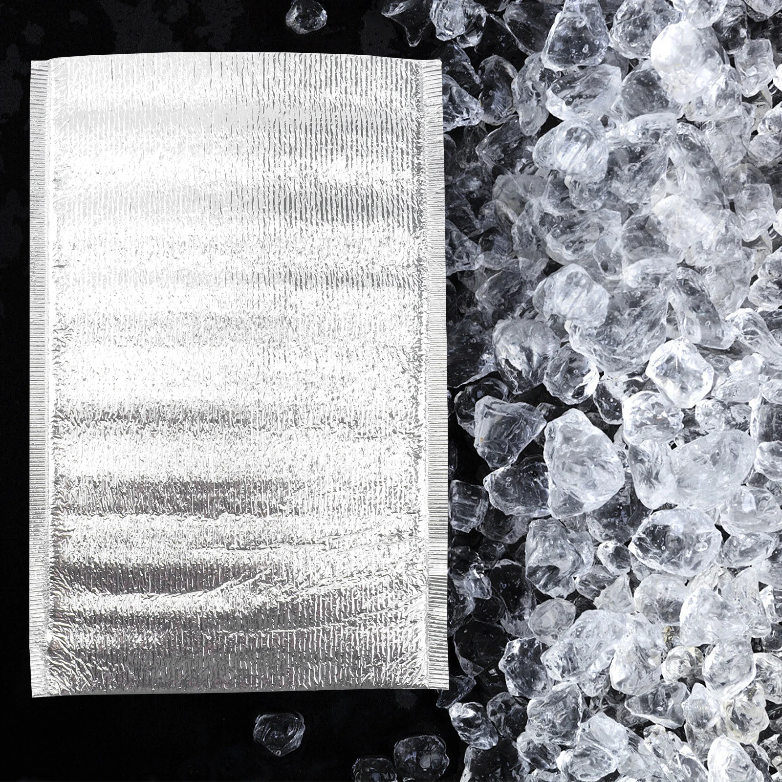 20 Pcs Disposable Aluminum Foil Insulation Bag Insulated Bags for Food Thermal Fresh-keeping
20 Pcs Disposable Aluminum Foil Insulation Bag Insulated Bags for Food Thermal Fresh-keeping