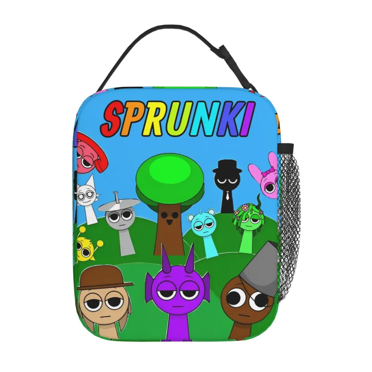 Sprunki Logo Insulated Lunch Bag Thermal Bag Meal Container Game High Capacity Tote Lunch Box Girl Boy School Travel
Sprunki Logo Insulated Lunch Bag Thermal Bag Meal Container Game High Capacity Tote Lunch Box Girl Boy School Travel
