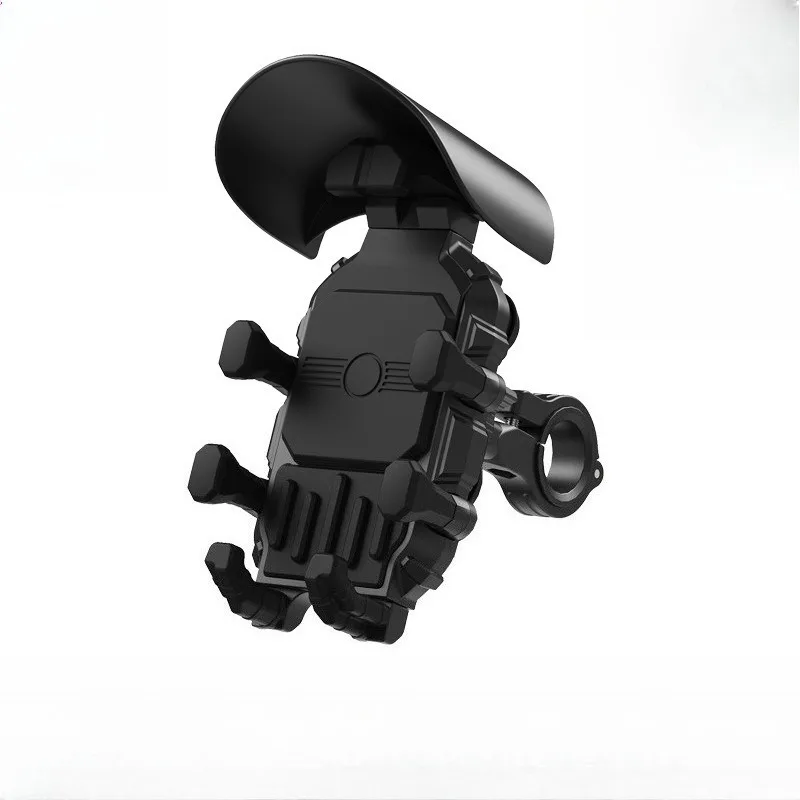 8 Claws Octopus Motorcycle Phone Mount with Sun Visor Rain Cover One Button Auto Lock Anti Theft Anti Vibration
8 Claws Octopus Motorcycle Phone Mount with Sun Visor Rain Cover One Button Auto Lock Anti Theft Anti Vibration