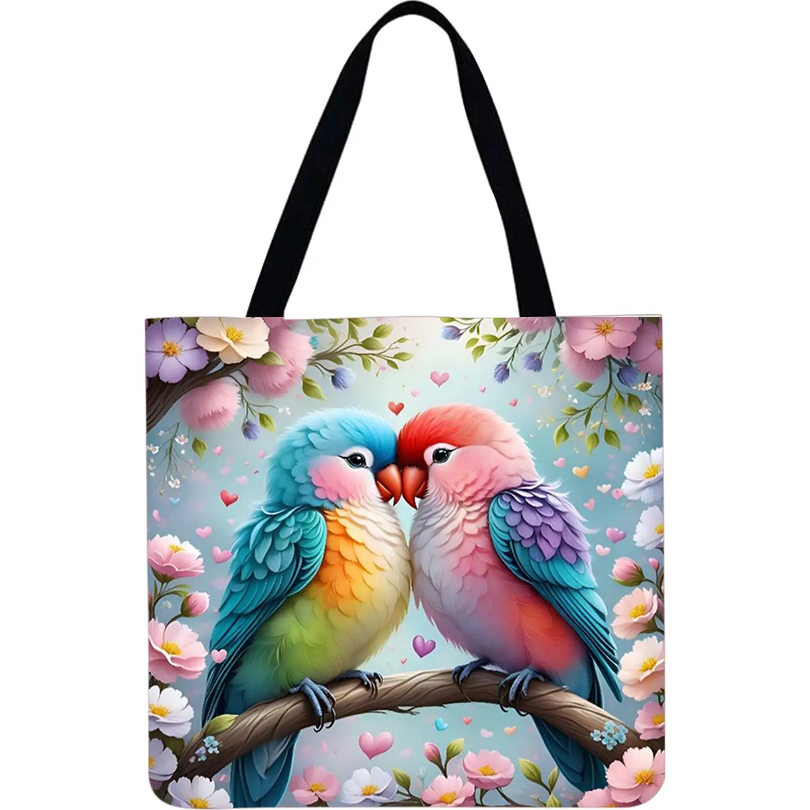 Набор из 4-х льняных сумок-тоут с изображением птиц, большой вместимости
Набор из 4-х льняных сумок-тоут с изображением птиц, большой вместимости