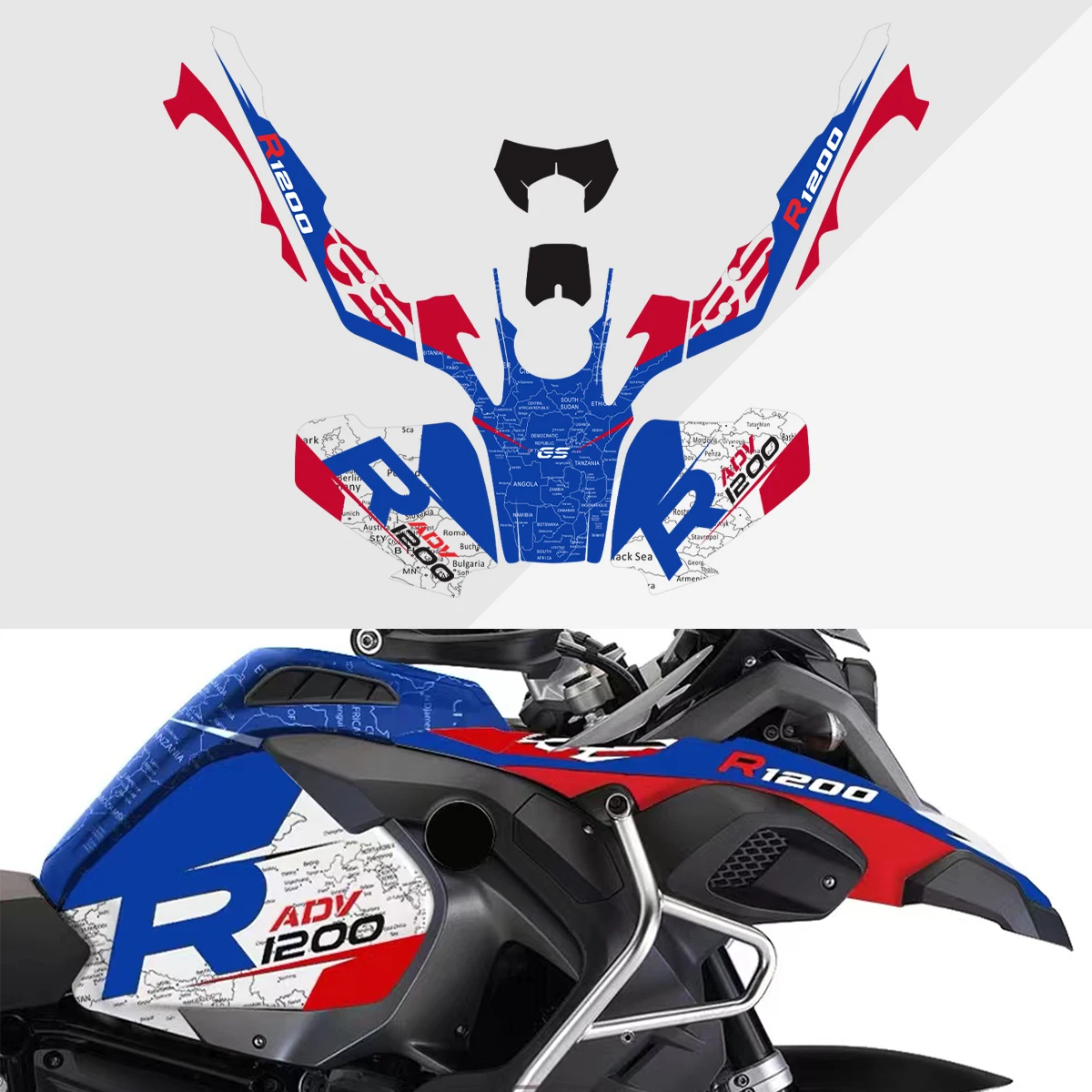 Motorcycle Full Decals Kit Case for BMW R1200GS Adventure ADV 2014-2018 2015 2016 2017
Motorcycle Full Decals Kit Case for BMW R1200GS Adventure ADV 2014-2018 2015 2016 2017