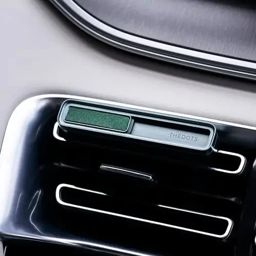 Green Metal Car Vent Air Freshener With Two Amber Moss Scent Refills Natural Solid Perfume
Green Metal Car Vent Air Freshener With Two Amber Moss Scent Refills Natural Solid Perfume