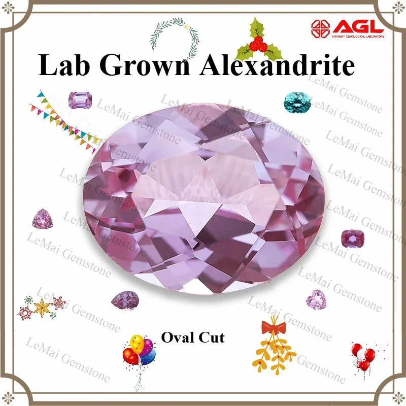 Lab Grown Alexandrite Stone Oval Cut Purple Color Loose Gemstone Selectable Certificate
Lab Grown Alexandrite Stone Oval Cut Purple Color Loose Gemstone Selectable Certificate