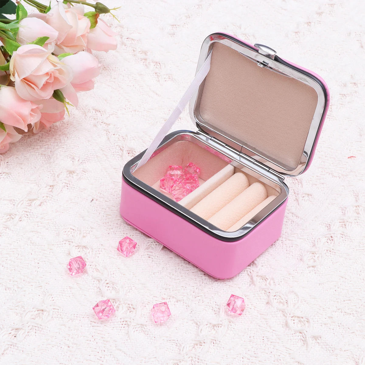 Jewelry Storage Box Travel Organizer Case Small Containers Necklace Holder Pouch Mini
Jewelry Storage Box Travel Organizer Case Small Containers Necklace Holder Pouch Mini