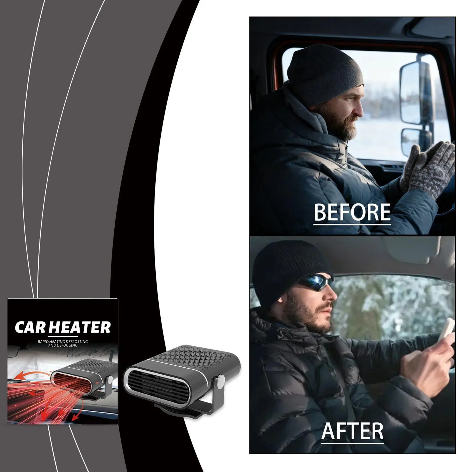 Нагреватель для автомобиля, 150 Вт, тихий, быстрый нагрев, обогреватель, вращение на 360 градусов, 12 В, портативный автомобильный обогреватель и обогреватель для внутреннего и наружного применения
Нагреватель для автомобиля, 150 Вт, тихий, быстрый нагрев, обогреватель, вращение на 360 градусов, 12 В, портативный автомобильный обогреватель и обогреватель для внутреннего и наружного применения