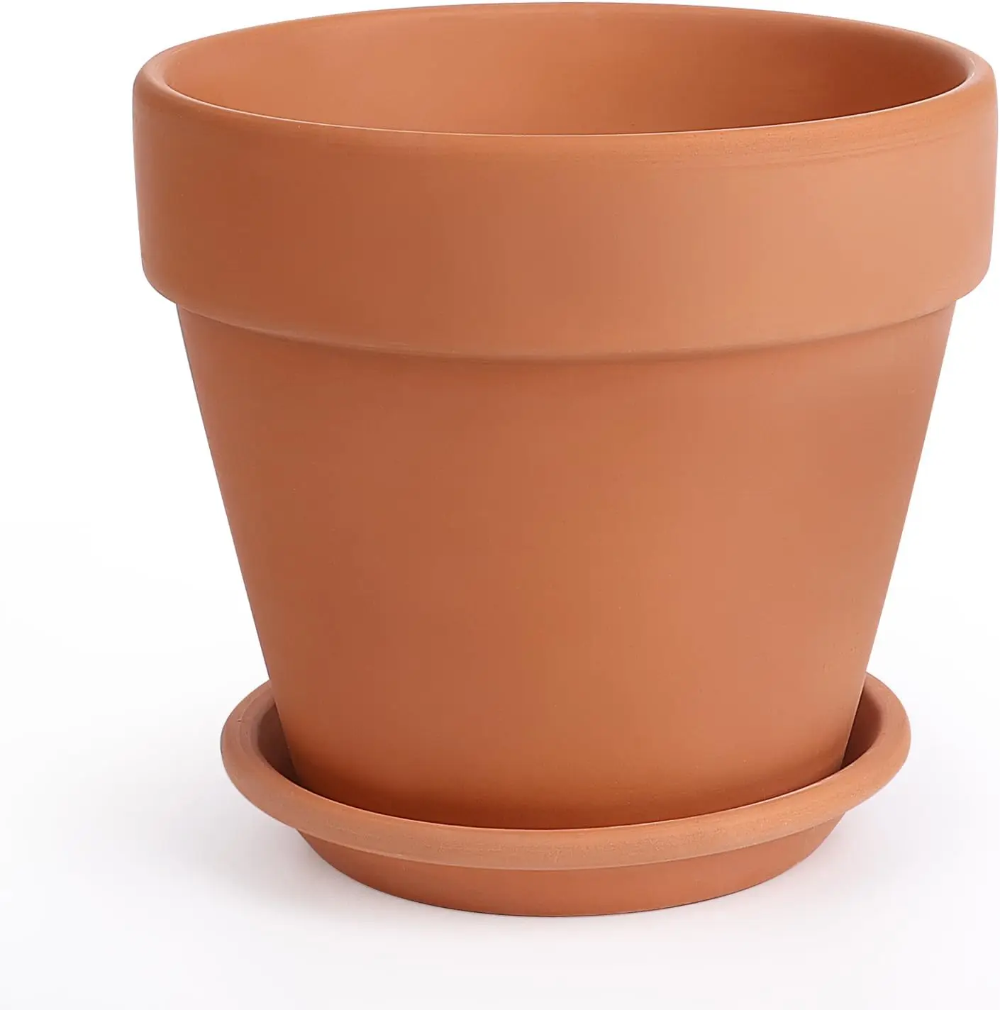 12 Inch Terracotta Pot with Saucer - Large Clay Planter with Drainage Hole for Indoor Outdoor Plants
12 Inch Terracotta Pot with Saucer - Large Clay Planter with Drainage Hole for Indoor Outdoor Plants