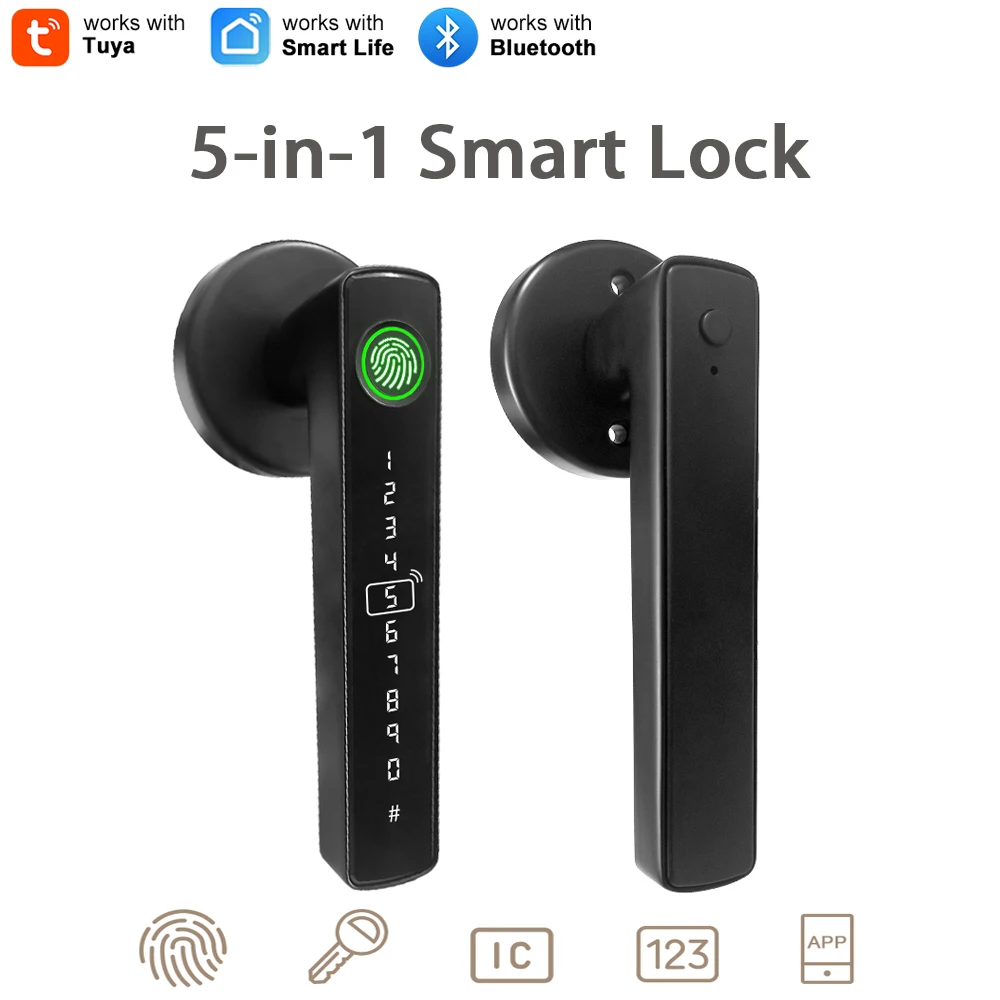 Tuya Digital Electronic Lock Smart Life Fingerprint Password Key IC Card Unlock Hotel Apartment Intelligent Smart Home Door Lock
Tuya Digital Electronic Lock Smart Life Fingerprint Password Key IC Card Unlock Hotel Apartment Intelligent Smart Home Door Lock