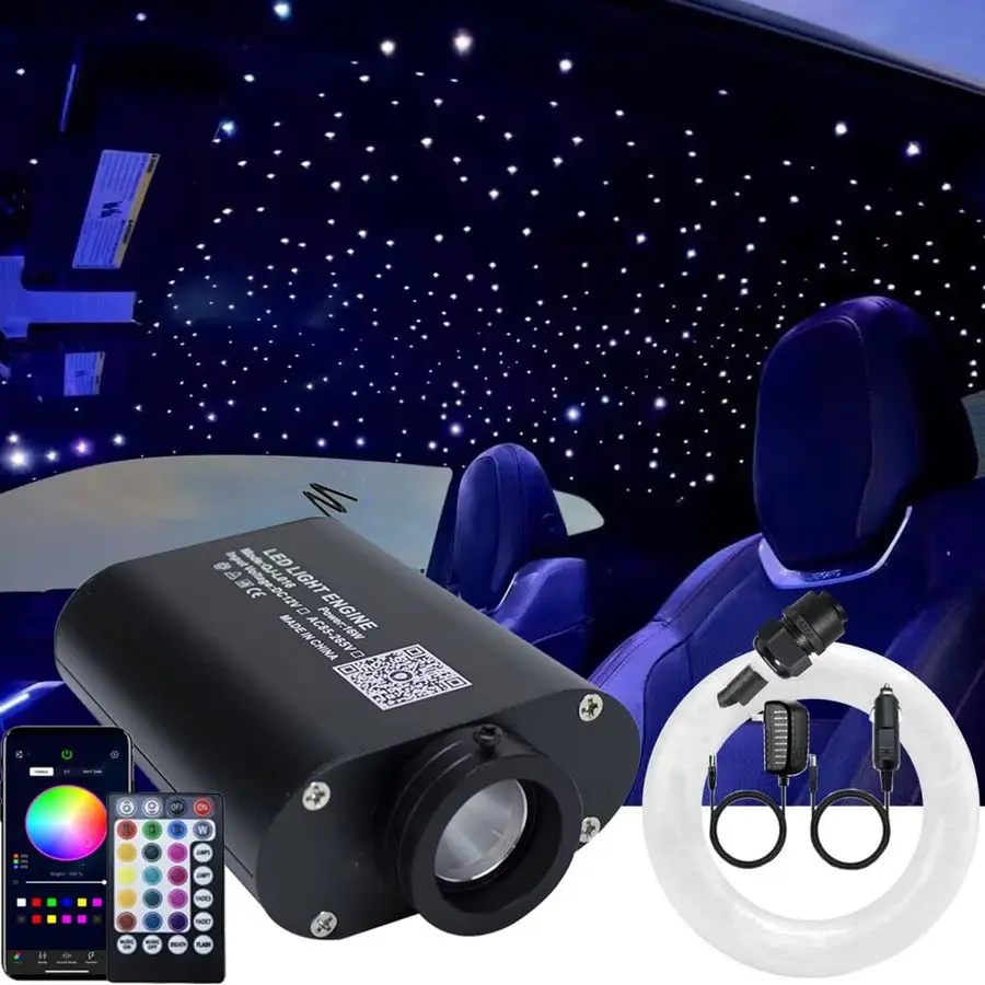 16W Sound Activate Starlight Headliner Kit 300pcs 0.03in 6.5ft, Fiber Optic Starlight Light Music Mode Remote APP Control Car Us
16W Sound Activate Starlight Headliner Kit 300pcs 0.03in 6.5ft, Fiber Optic Starlight Light Music Mode Remote APP Control Car Us