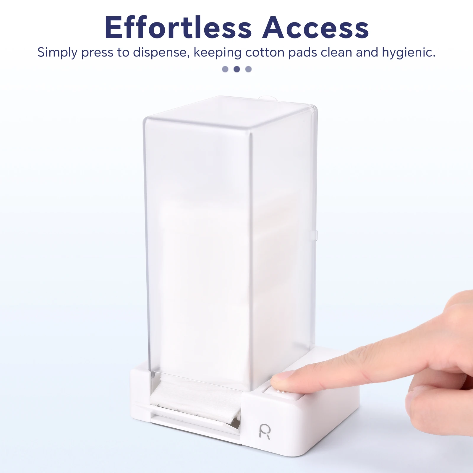 Cotton Pad Dispenser Automatic 1PCS White Press Type Makeup Cotton Storage Box Desktop Cotton Container For Lint Free Nail Wipes
Cotton Pad Dispenser Automatic 1PCS White Press Type Makeup Cotton Storage Box Desktop Cotton Container For Lint Free Nail Wipes