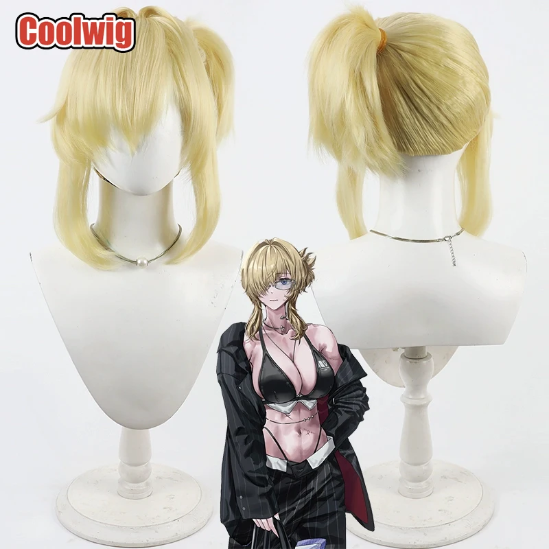 Coolwig Synthetic Hair Grave Cosplay Wigs Goddess of Victory: Nikke Grave Short Straight Blonde Ponytail Wig Heat Resistant
Coolwig Synthetic Hair Grave Cosplay Wigs Goddess of Victory: Nikke Grave Short Straight Blonde Ponytail Wig Heat Resistant
