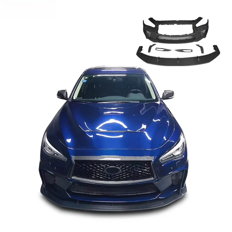 Carbon Fiber Front Bumper Lip Kit For Infiniti Q50 2014+ Auto Body Parts Exterior Front Spoiler Trim
Carbon Fiber Front Bumper Lip Kit For Infiniti Q50 2014+ Auto Body Parts Exterior Front Spoiler Trim