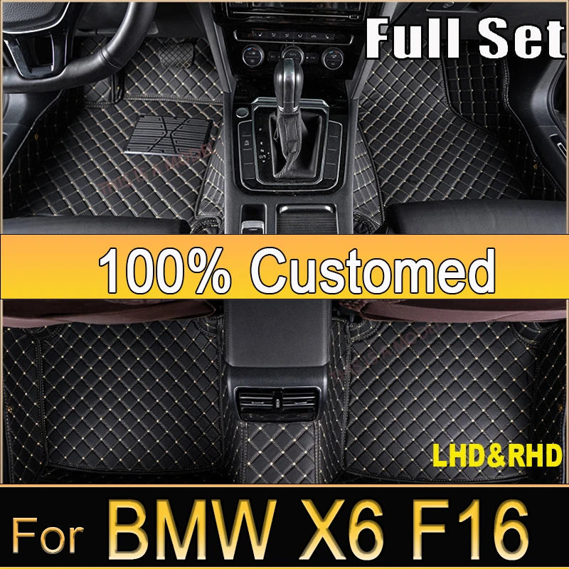 Car floor mats for BMW X6 F16 2015 2016 2017 2018 2019 Custom auto foot Pads automobile carpet cover interior accessories
Car floor mats for BMW X6 F16 2015 2016 2017 2018 2019 Custom auto foot Pads automobile carpet cover interior accessories